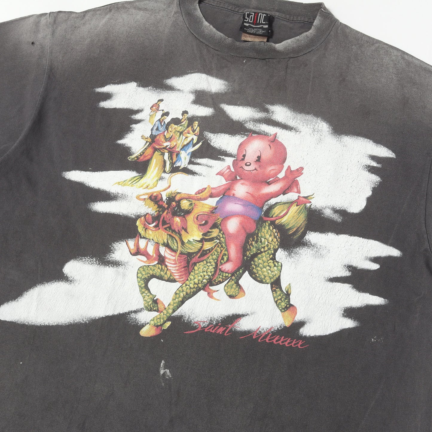 25SS ヴィンテージ加工 グラフィック Tシャツ (SS TEE / DAMAGED)