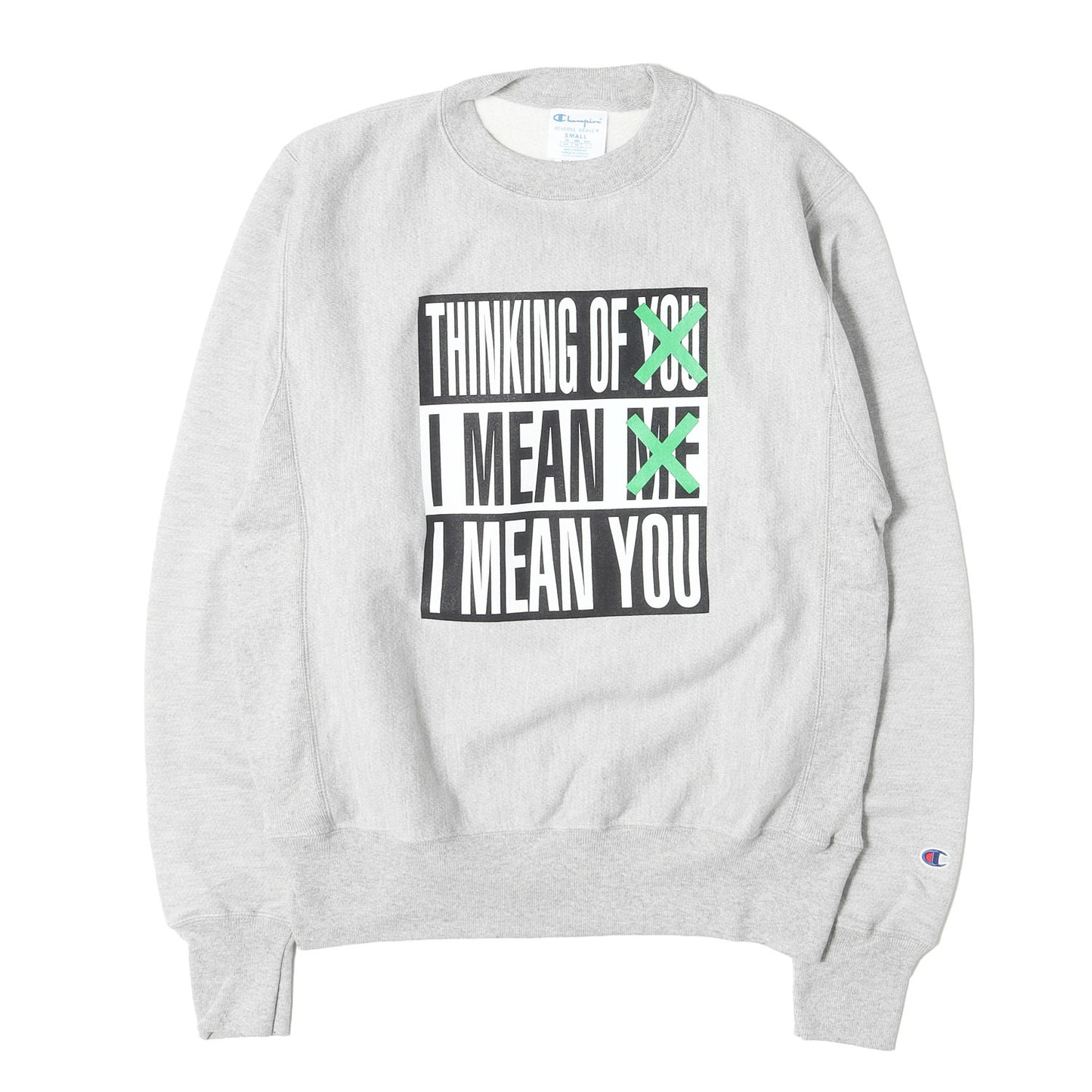 [US企画 日本未発売] ×Barbara Kruger リバースウィーブ スウェット