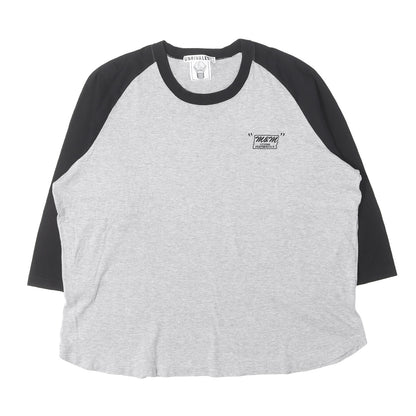 ×UNRIVALED スターパッチ 7分袖 ラグラン Tシャツ