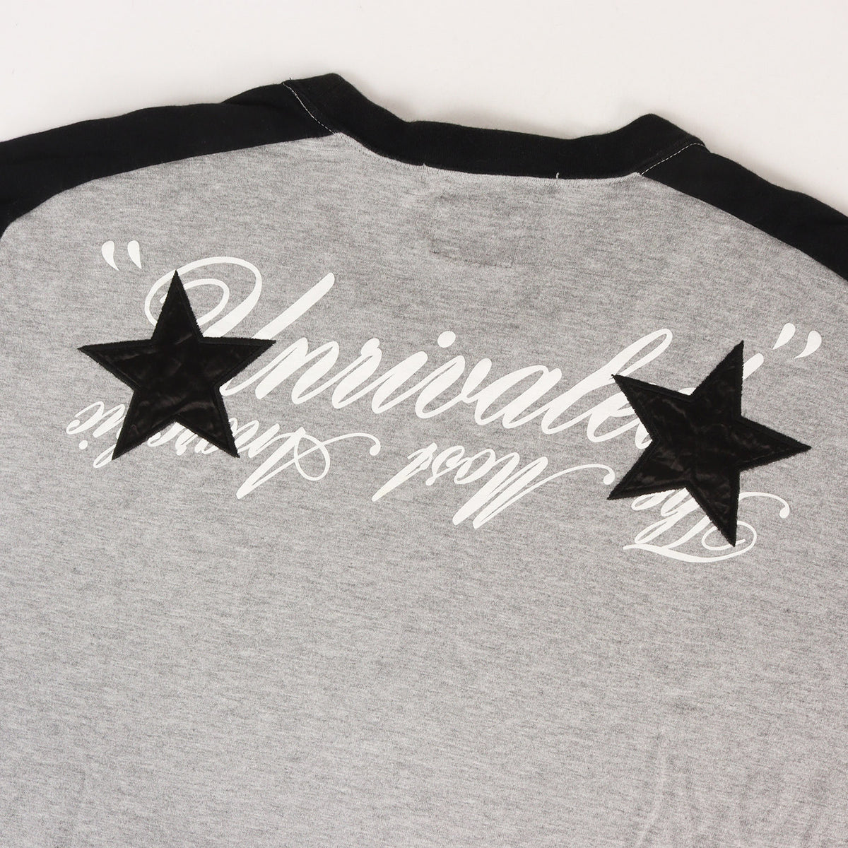 ×UNRIVALED スターパッチ 7分袖 ラグラン Tシャツ