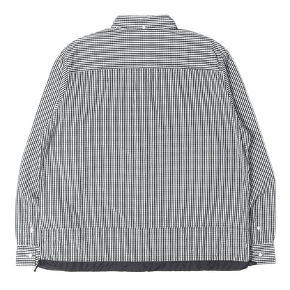 ×fragment design ドローコード付き ギンガムチェック ボタンダウンシャツ