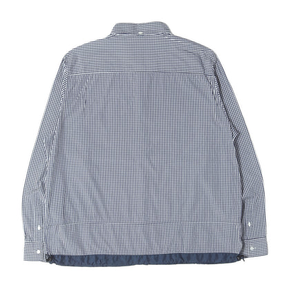 ×fragment design ドローコード付き ギンガムチェック ボタンダウンシャツ