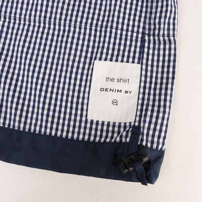 ×fragment design ドローコード付き ギンガムチェック ボタンダウンシャツ