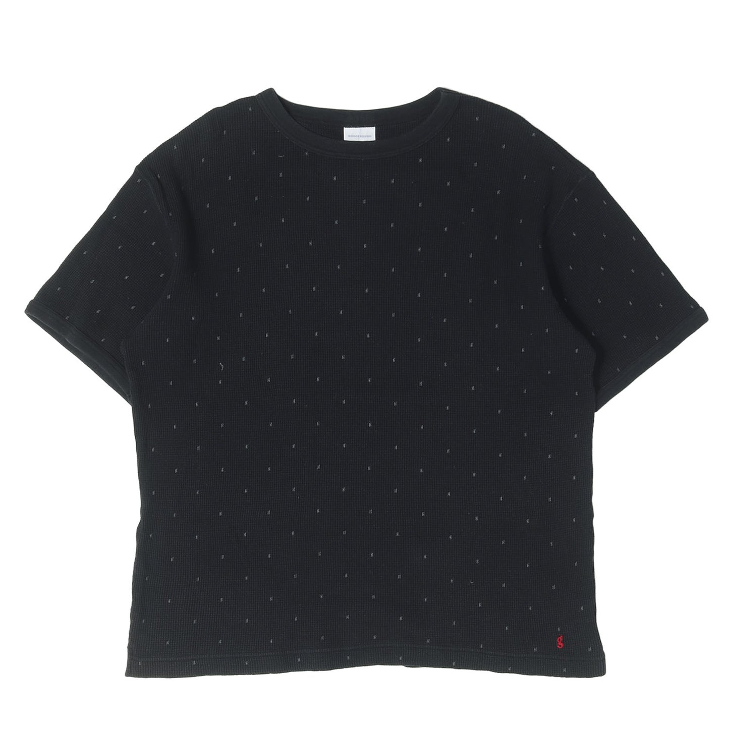 00s gロゴ柄 サーマル クルーネック Tシャツ