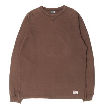 00s Sportsline エルボーパッチ付き ロングスリーブ Tシャツ