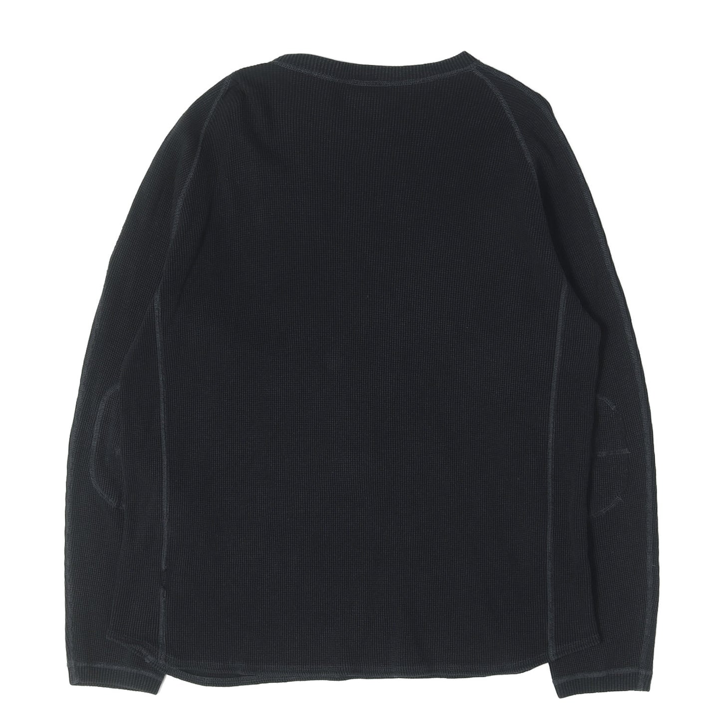 00s GEステッチ エルボーパッチ付き サーマル ロングスリーブ Tシャツ