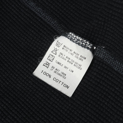 00s GEステッチ エルボーパッチ付き サーマル ロングスリーブ Tシャツ