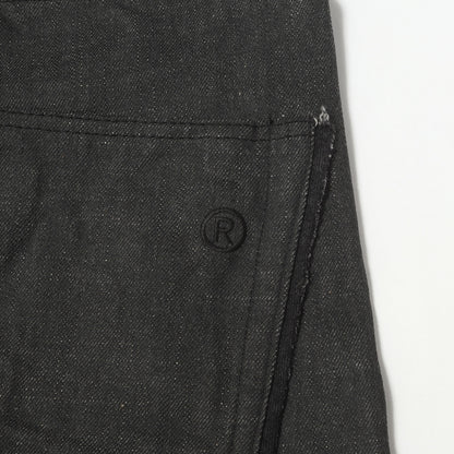 00s スウェット切替し セルビッチ デニムパンツ