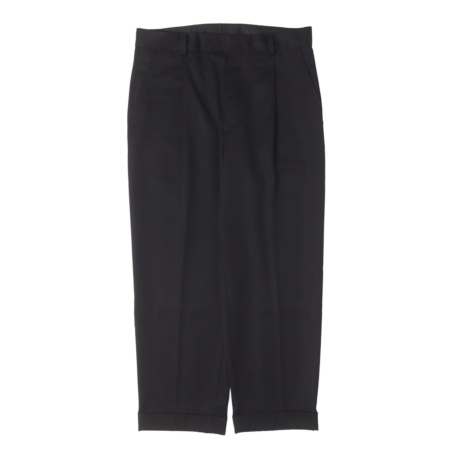 ×DORMEUIL プリーツ ウール スラックスパンツ(PLEATED TROUSERS)