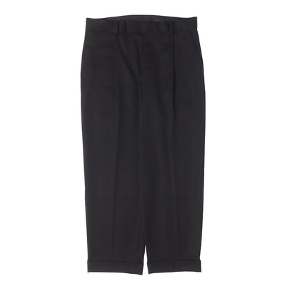 ×DORMEUIL プリーツ ウール スラックスパンツ(PLEATED TROUSERS)