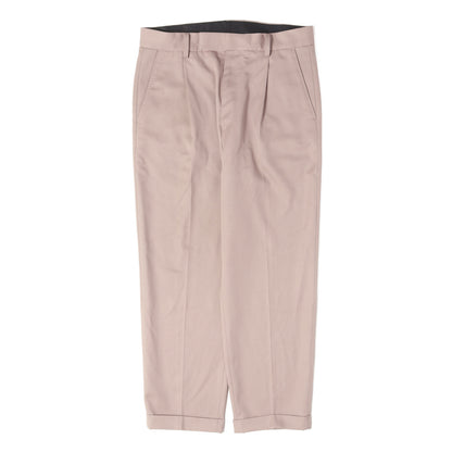 ×DORMEUIL プリーツ ウール スラックスパンツ(PLEATED TROUSERS)