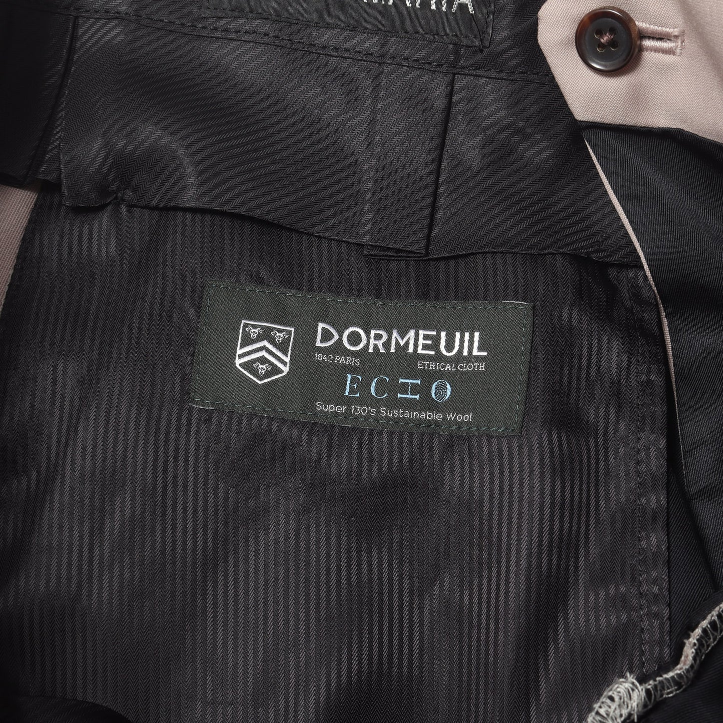 ×DORMEUIL プリーツ ウール スラックスパンツ(PLEATED TROUSERS)