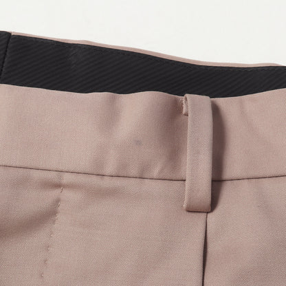 ×DORMEUIL プリーツ ウール スラックスパンツ(PLEATED TROUSERS)