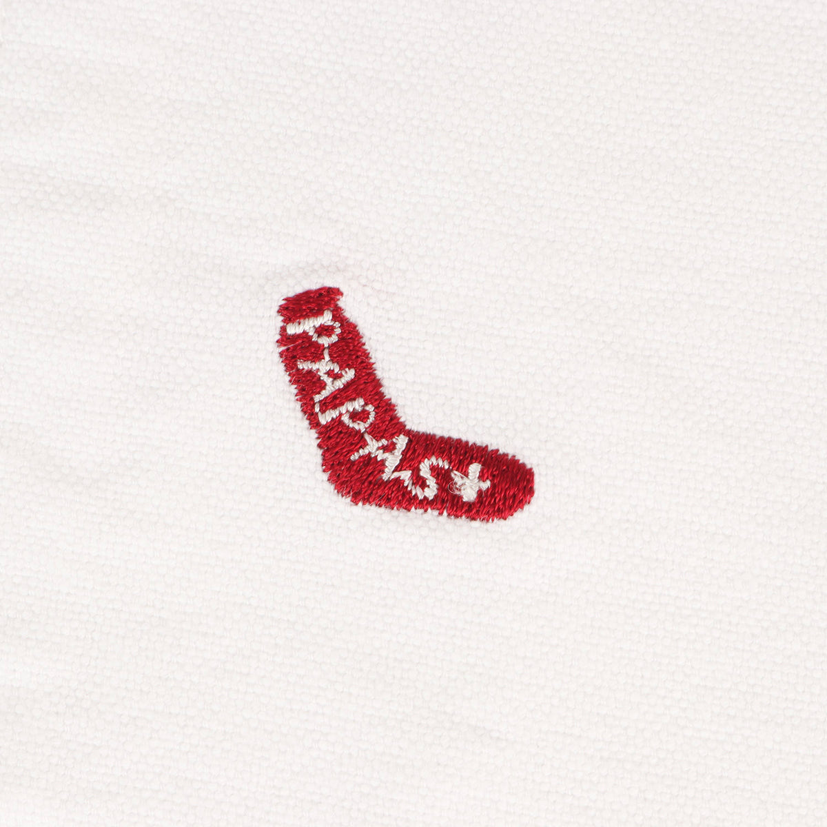 刺繍柄 オックスフォードシャツ