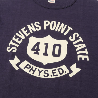 STEVENS POINT STATE カレッジプリント クルーネック Tシャツ