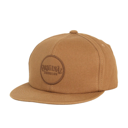 ワッペン付き ダック 6パネル トラッカーキャップ (TRUCKER CAP DUCK)