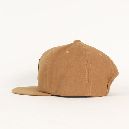 ワッペン付き ダック 6パネル トラッカーキャップ (TRUCKER CAP DUCK)