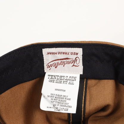 ワッペン付き ダック 6パネル トラッカーキャップ (TRUCKER CAP DUCK)