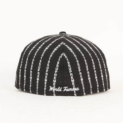 ×NEW ERA ニューエラ テキスト ストライプ BOXロゴ ベースボール キャップ(Text Stripe New Era)