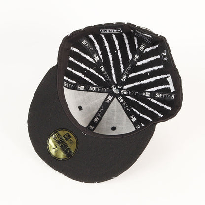 ×NEW ERA ニューエラ テキスト ストライプ BOXロゴ ベースボール キャップ(Text Stripe New Era)