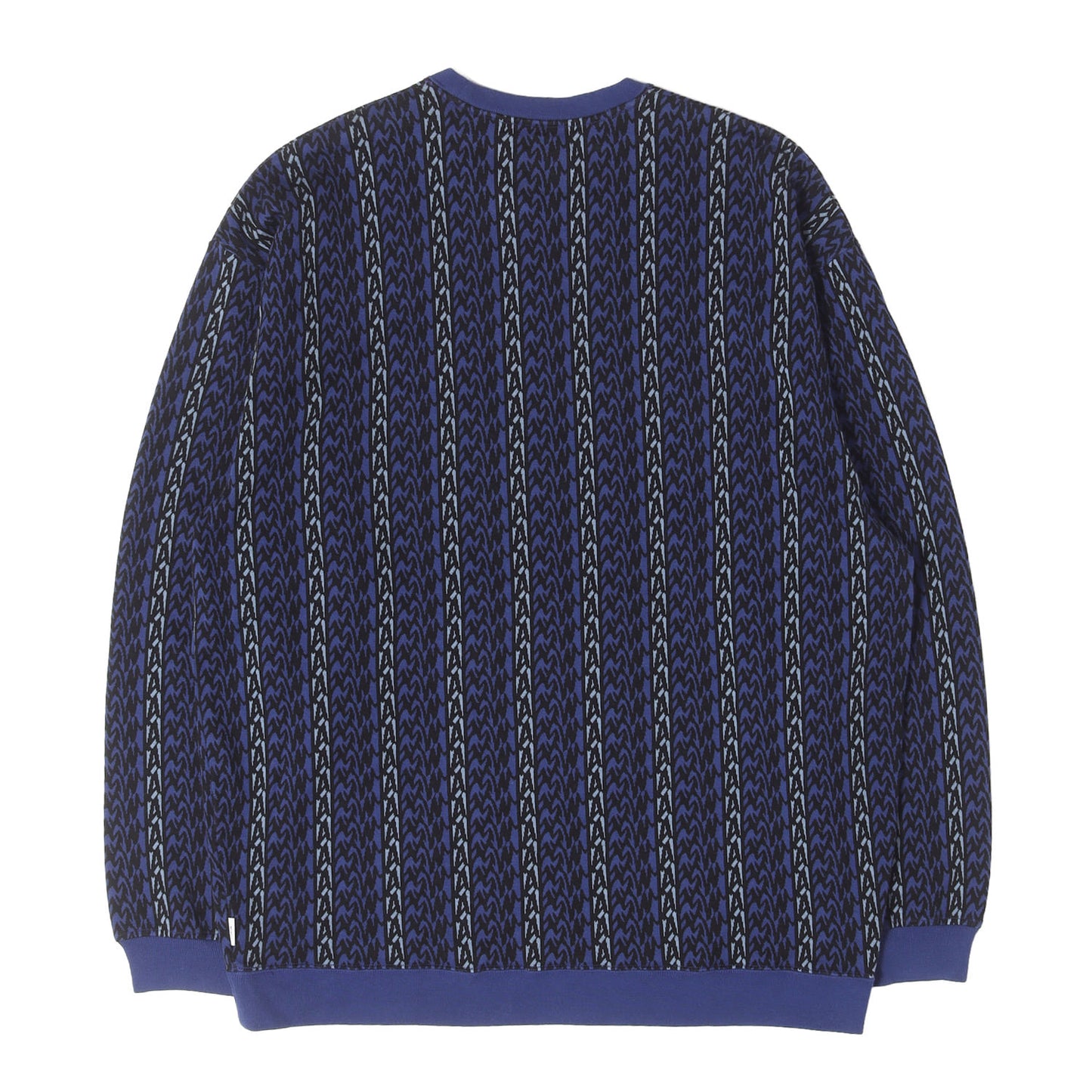 24SS ジャガード総柄 クルーネック スウェット (BDY / LS / COTTON. TEXTILE. SIGN)