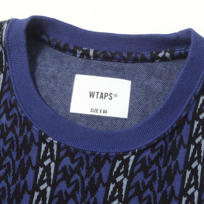 24SS ジャガード総柄 クルーネック スウェット (BDY / LS / COTTON. TEXTILE. SIGN)
