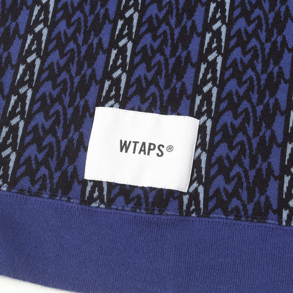 24SS ジャガード総柄 クルーネック スウェット (BDY / LS / COTTON. TEXTILE. SIGN)