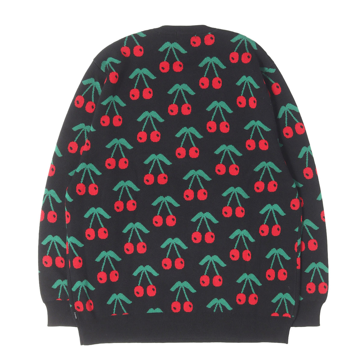 チェリー柄 クルーネック ニット セーター(Cherries Sweater)