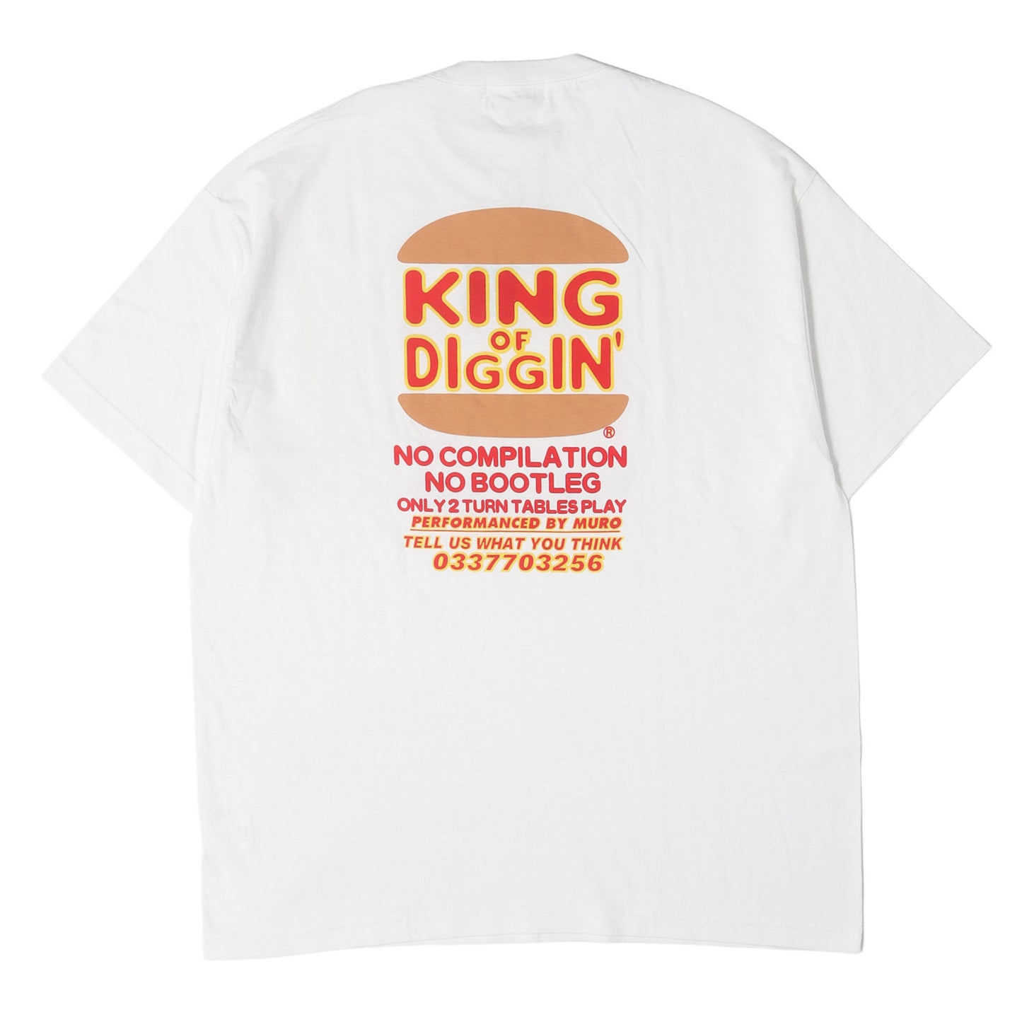 23SS バーガー グラフィック Tシャツ(KING OF DIGGIN' TEE)