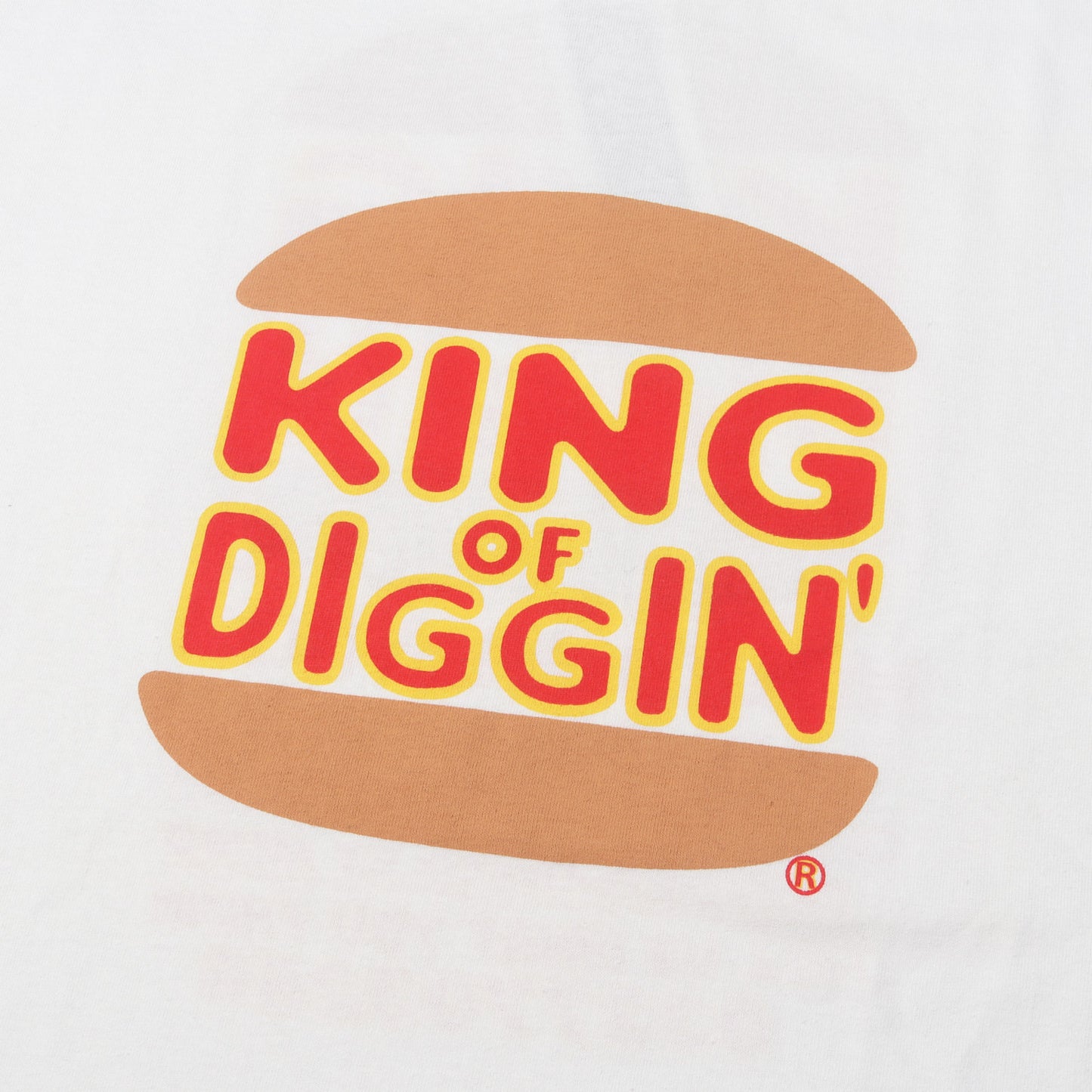 23SS バーガー グラフィック Tシャツ(KING OF DIGGIN' TEE)