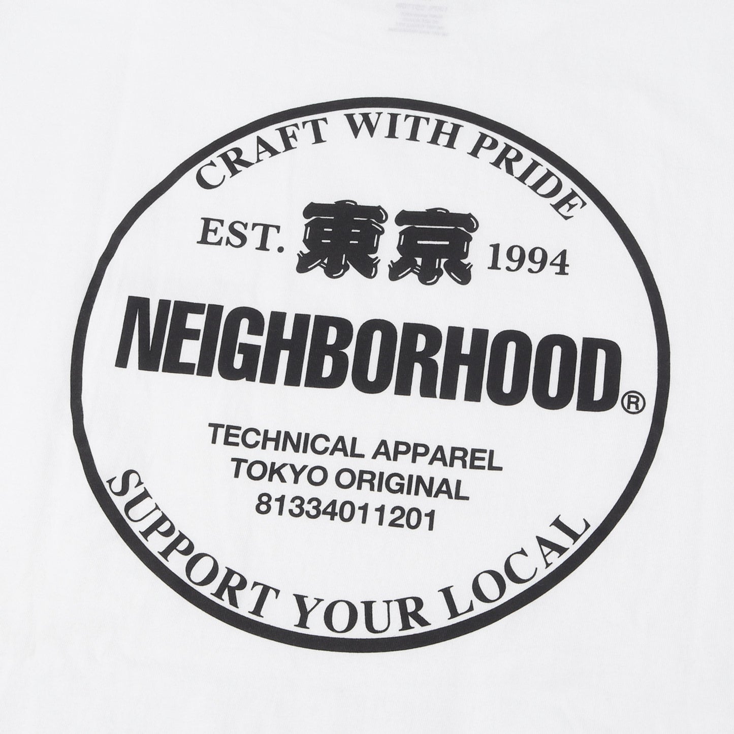 25SS サークル東京ロゴ クルーネック Tシャツ