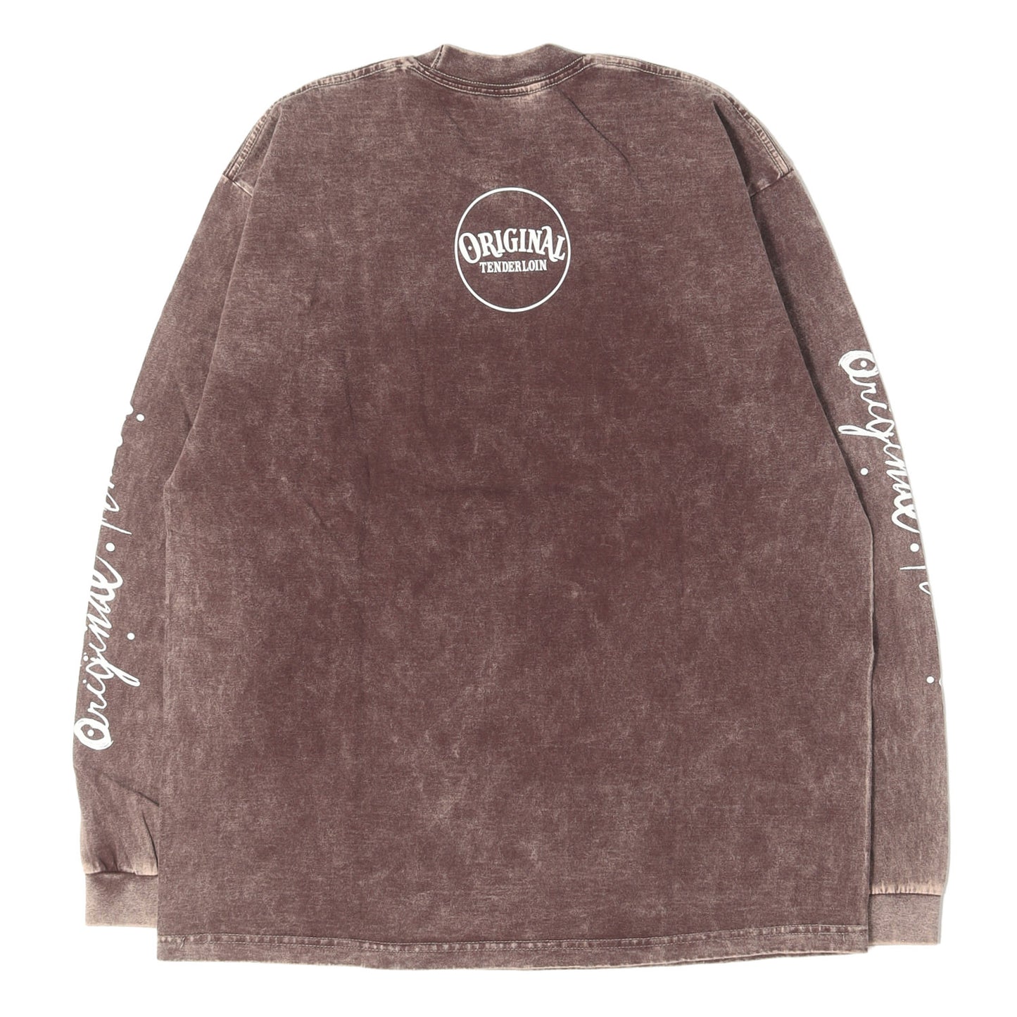アシッドウォッシュ ロングスリーブ ヘビー Tシャツ(T-TEE L/S ACID WASH XXX)