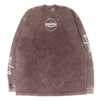 アシッドウォッシュ ロングスリーブ ヘビー Tシャツ(T-TEE L/S ACID WASH XXX)