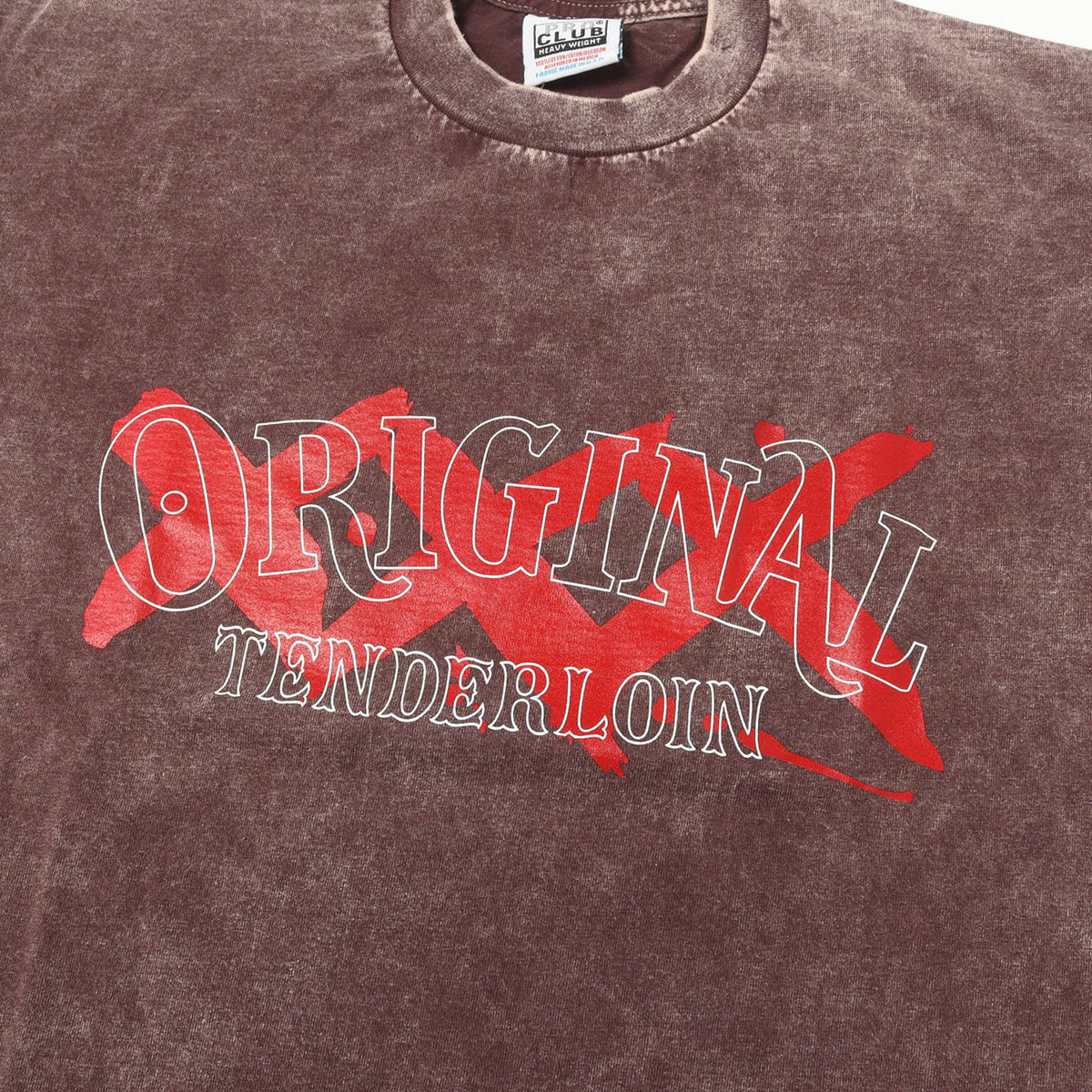 アシッドウォッシュ ロングスリーブ ヘビー Tシャツ(T-TEE L/S ACID WASH XXX)