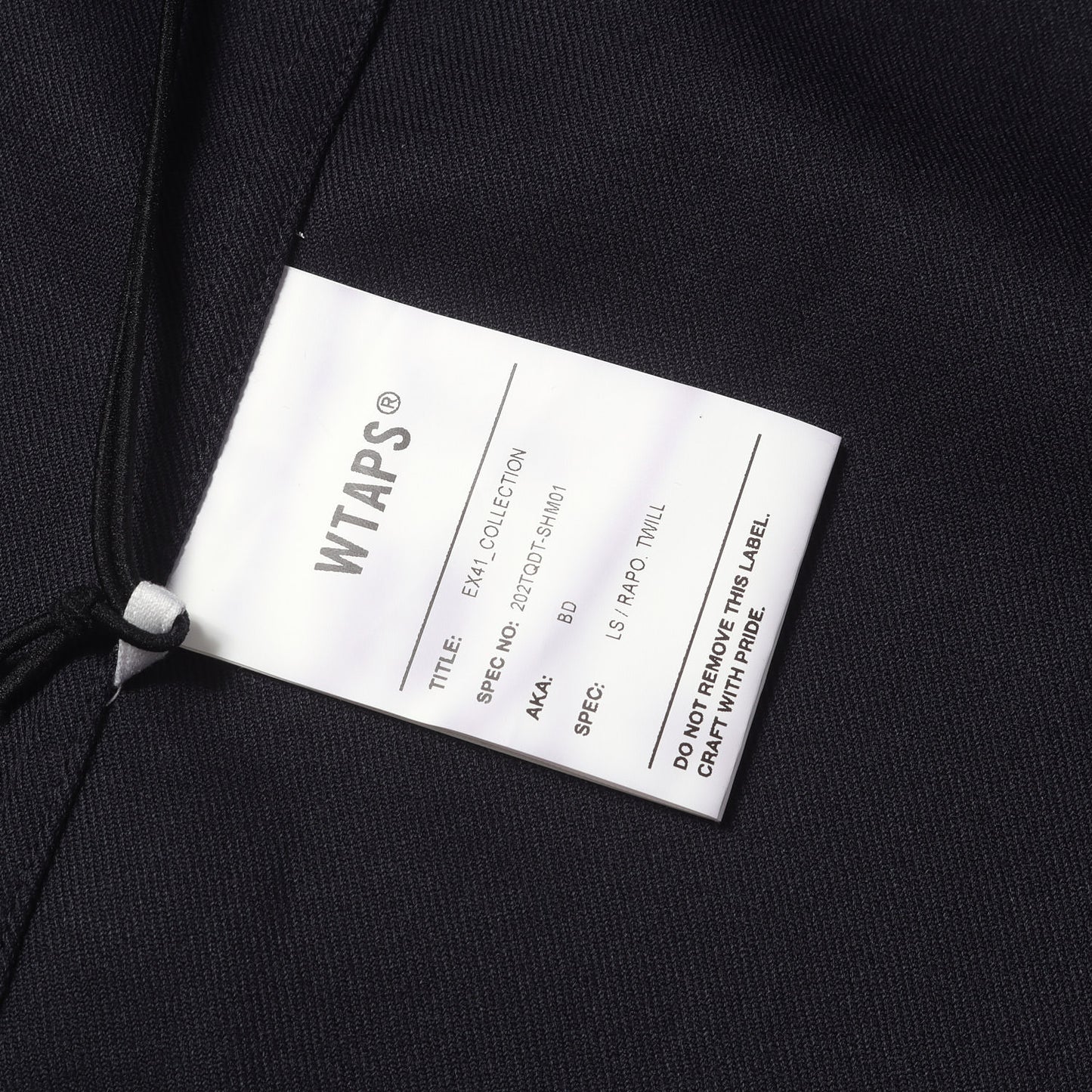 20SS T/Rツイル ボタンダウンシャツ(BD / LS / RAPO.TWILL)