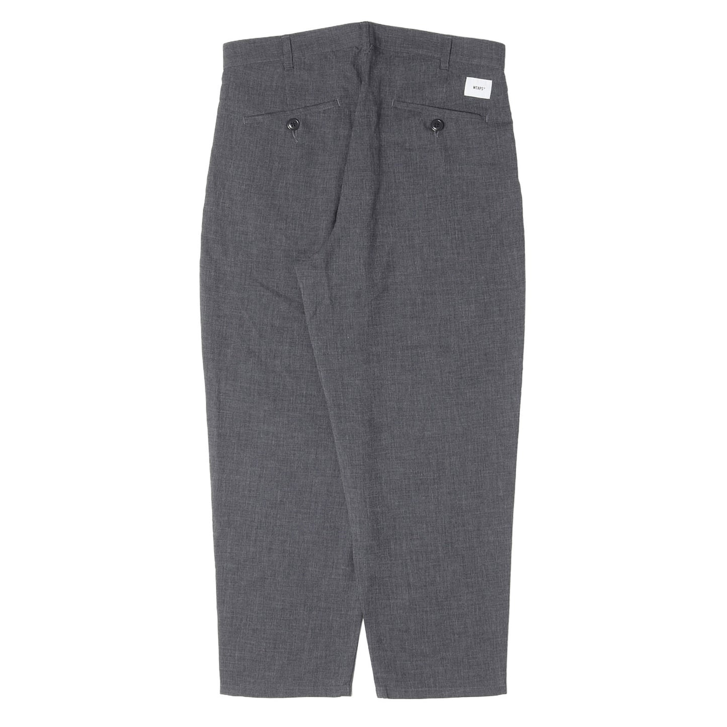 25SS 2タック メランジ ワークパンツ(TRDT1802 / TROUSERS / POLY. MELANGE. TEXTILE)