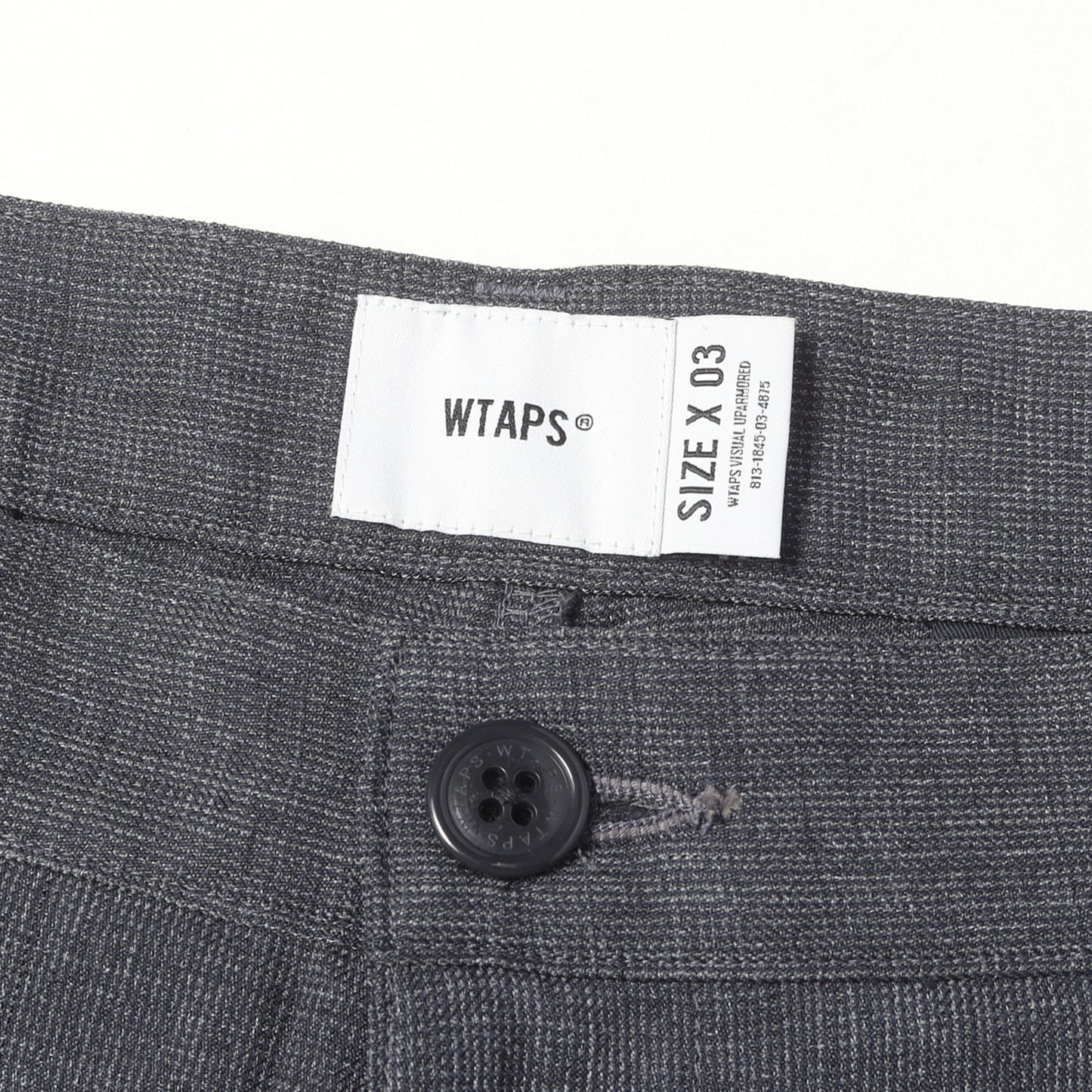 25SS 2タック メランジ ワークパンツ(TRDT1802 / TROUSERS / POLY. MELANGE. TEXTILE)