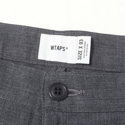 25SS 2タック メランジ ワークパンツ(TRDT1802 / TROUSERS / POLY. MELANGE. TEXTILE)