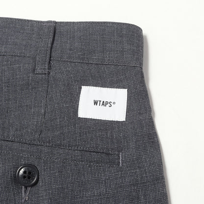 25SS 2タック メランジ ワークパンツ(TRDT1802 / TROUSERS / POLY. MELANGE. TEXTILE)