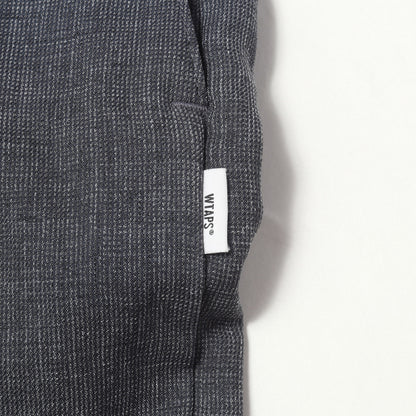 25SS 2タック メランジ ワークパンツ(TRDT1802 / TROUSERS / POLY. MELANGE. TEXTILE)