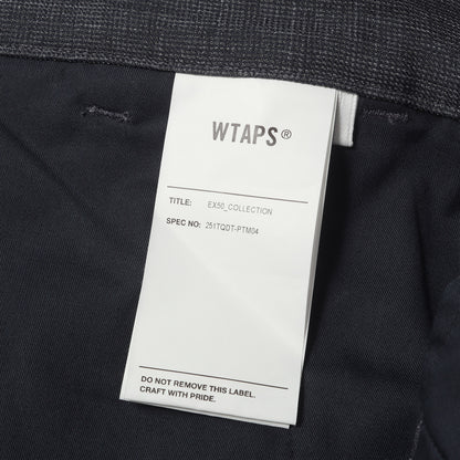 25SS 2タック メランジ ワークパンツ(TRDT1802 / TROUSERS / POLY. MELANGE. TEXTILE)