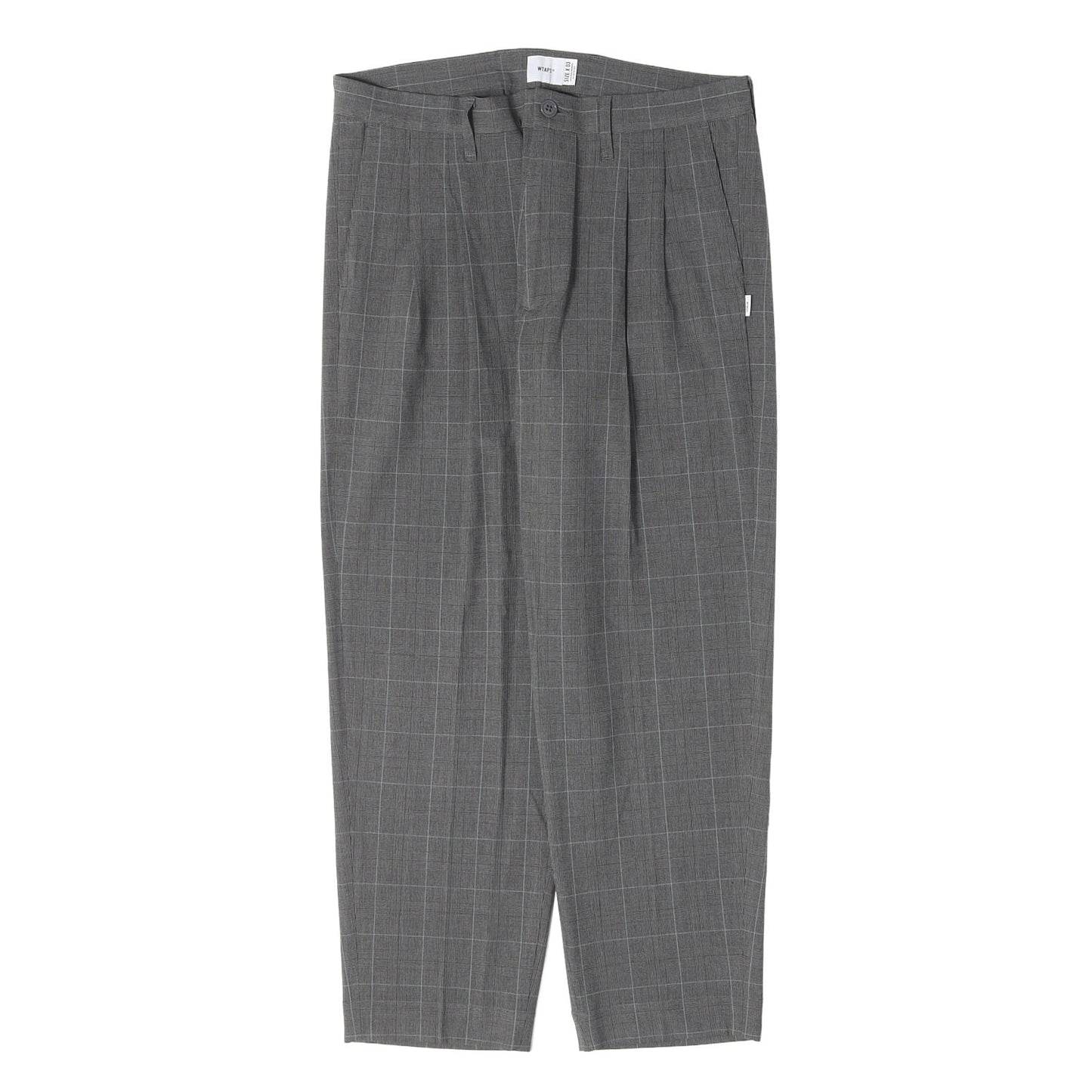 20SS グレンチェック 2タック ストレッチ ワークパンツ(TUCK / TROUSERS.RAPO. WEATHER. TEXTILE)