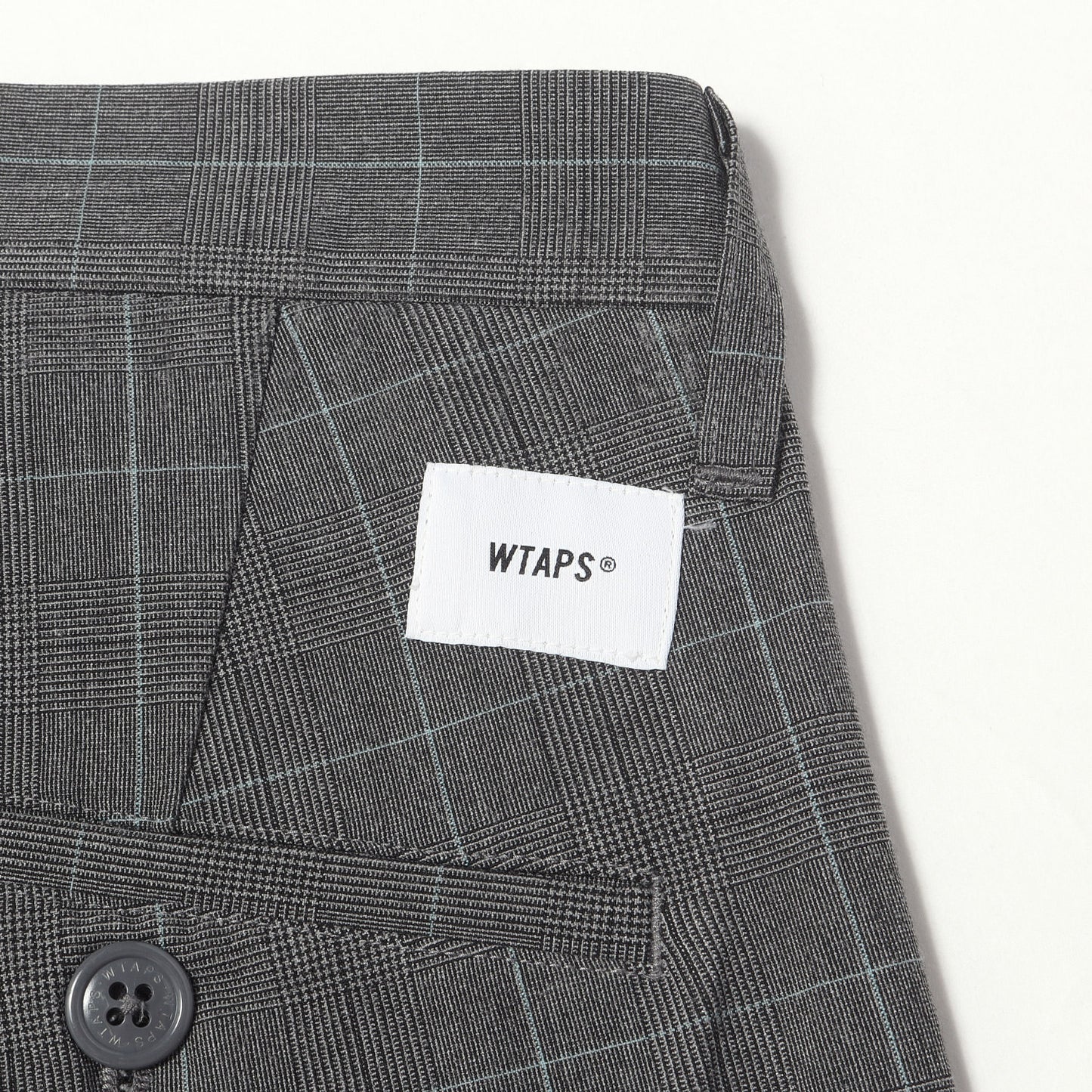 20SS グレンチェック 2タック ストレッチ ワークパンツ(TUCK / TROUSERS.RAPO. WEATHER. TEXTILE)