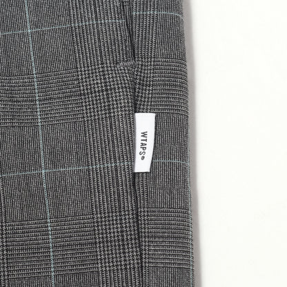 20SS グレンチェック 2タック ストレッチ ワークパンツ(TUCK / TROUSERS.RAPO. WEATHER. TEXTILE)