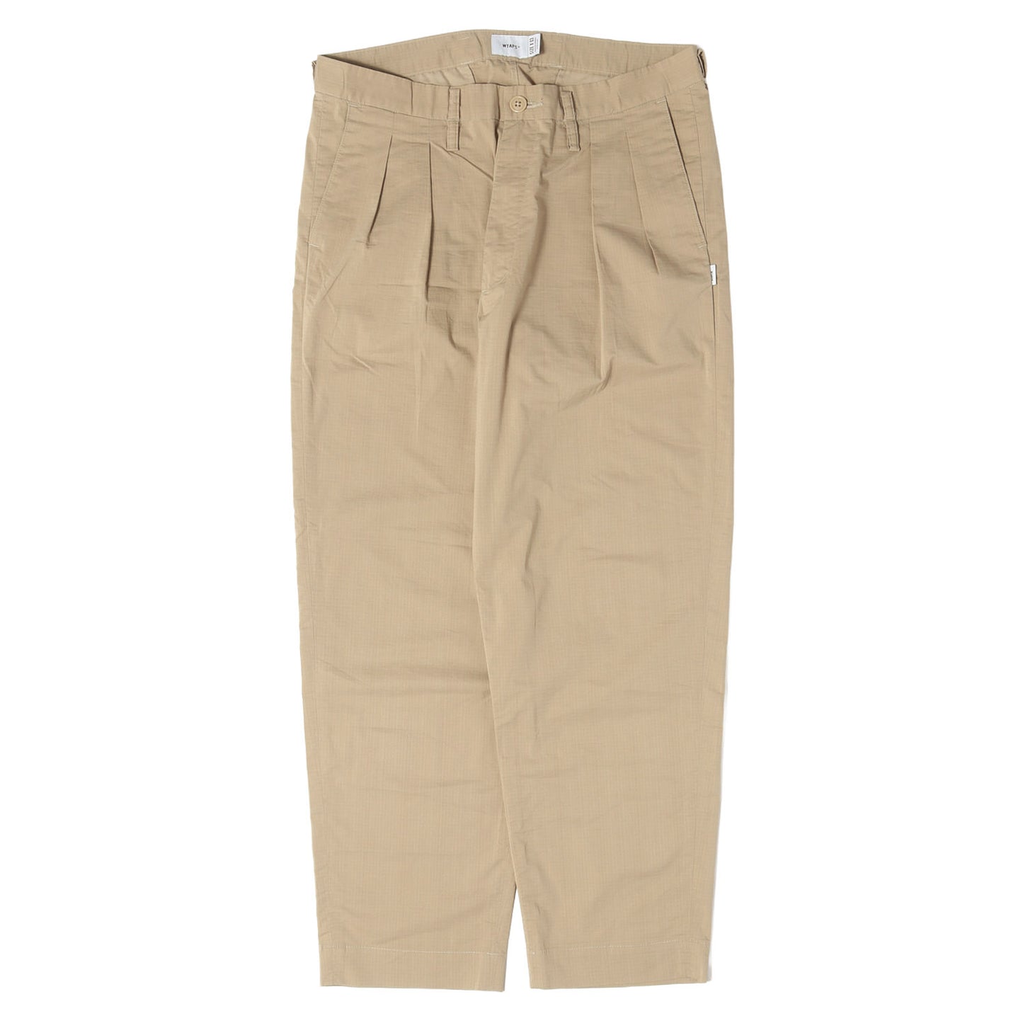 21SS 2タック リップストップ ワークパンツ(TUCK 01 / TROUSERS / COPO.)