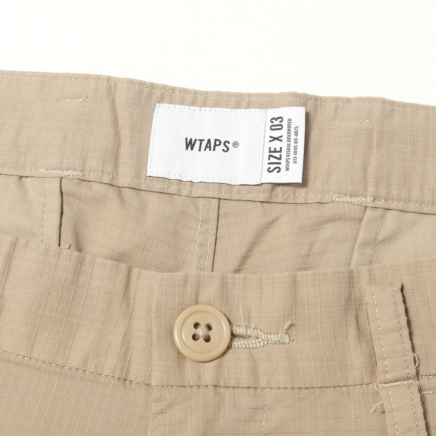 21SS 2タック リップストップ ワークパンツ(TUCK 01 / TROUSERS / COPO.)