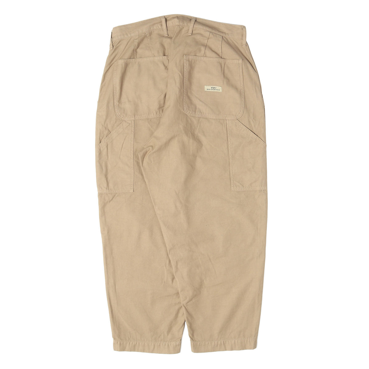 21AW コットンサテン ワイド ペインターパンツ(ARMSTRONG / TROUSERS / COTTON. SATIN)