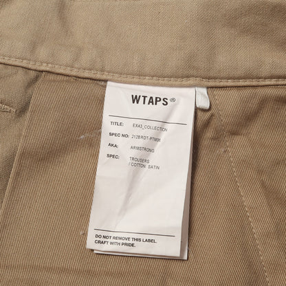 21AW コットンサテン ワイド ペインターパンツ(ARMSTRONG / TROUSERS / COTTON. SATIN)