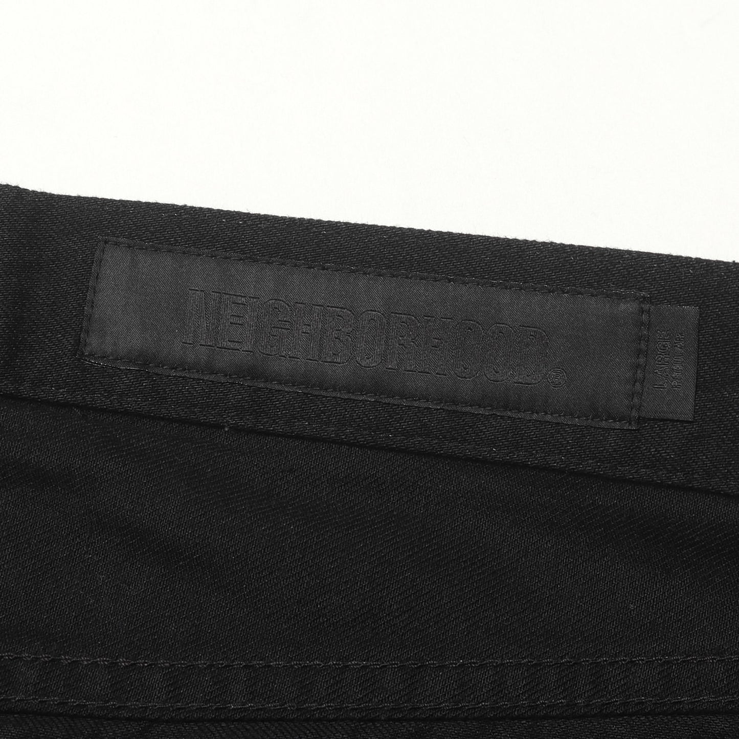 24AW ディープベーシック ブラック デニムパンツ(BW . DP BASIC PANTS)