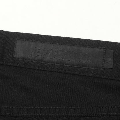 24AW ディープベーシック ブラック デニムパンツ(BW . DP BASIC PANTS)